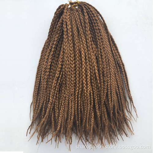 Crochet braids 14inch box Ombre Synthetic Braiding Hair extension Japanese Fiber Bulk braid